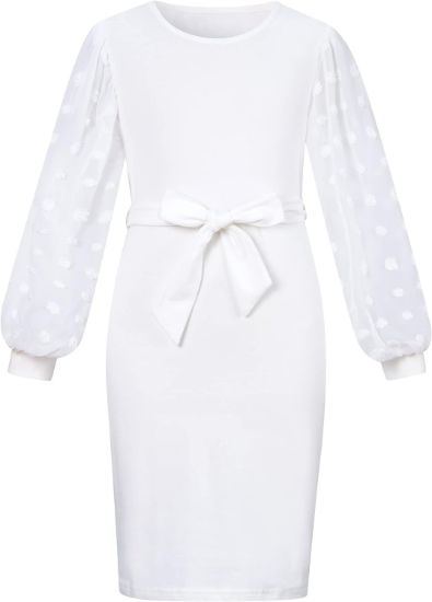 Picture of SFreeBo Girls Dress Winter Long Sleeve