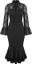 Picture of SCARLET DARKNESS Women Lace Patchwork Dress